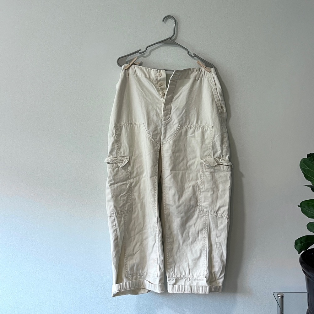 Universal Thread - White/Cream Cargo Pants, Size 14